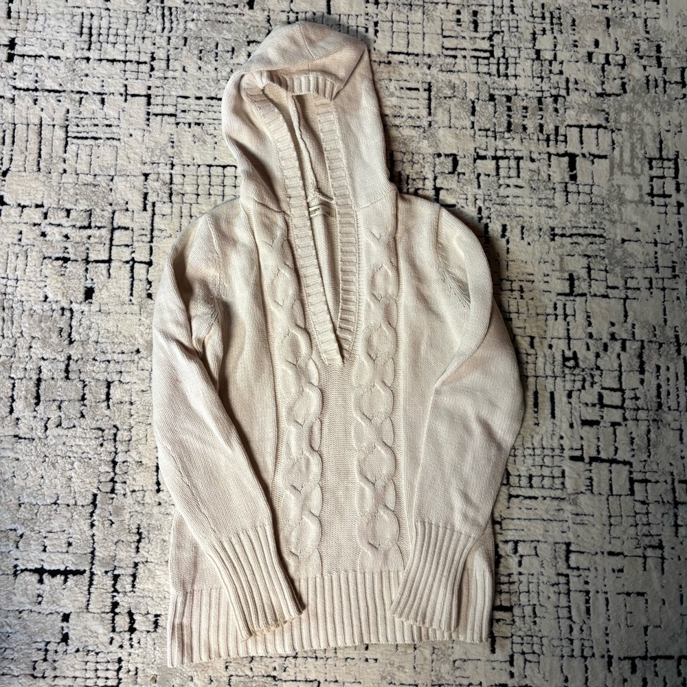Old Navy Cable Knit Hooded Sweater